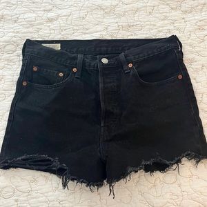 Levi’s Black Denim Shorts